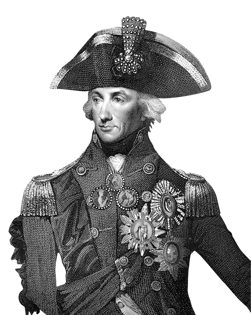Vice Admiral Horatio Nelson, 1st Viscount Nelson, 1st Duke of Bronté, KB (1758-1805), British flag officer in the Royal Navy